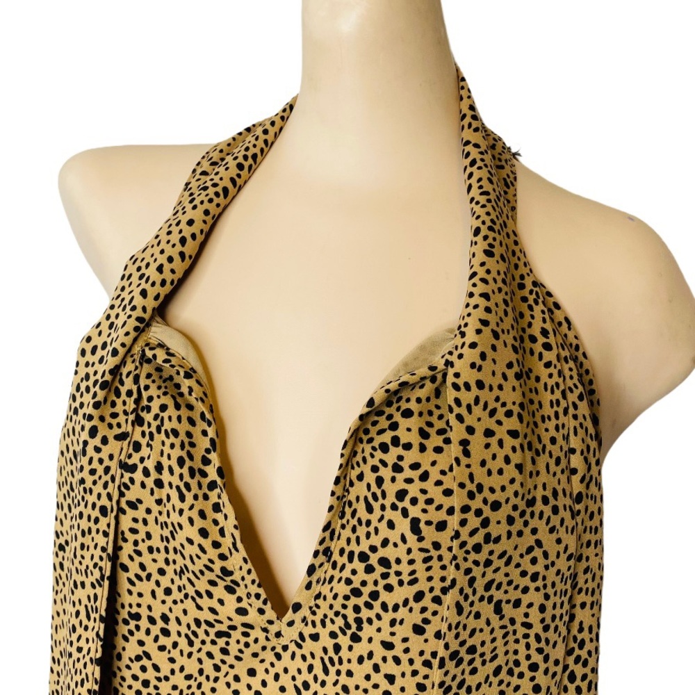 Reset by Jane Sleeveless Front Tie Print Blouse S - Picture 5 of 6